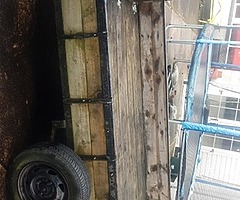 Trailer 8x6 foot single wooden trailer