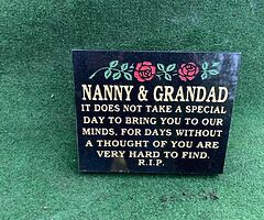 Plaque please read the description