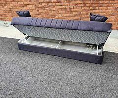 ❤️Sale on brand new Hampton sofa bed with ottoman storage 
Come and get on discounted prices❤️
Home