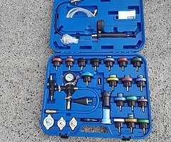 Brand New snap-mac master cooling radiator Pressure Tester with vacuum purge and refill kit