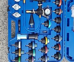 Brand New snap-mac master cooling radiator Pressure Tester with vacuum purge and refill kit