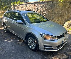 Volkswagen Golf estate 2014 new model manual transmission 1.6 Diesel