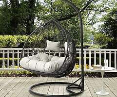 DOUBLE SWING EGG CHAIR - FAST DELIVERY