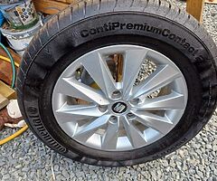 Seat ateca alloys 5x112 16inch vw etc - Image 3/5