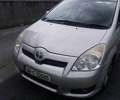 2008 Toyota Corolla verso Grr
