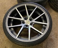 21” Bmw Rennen staggered Alloy wheels