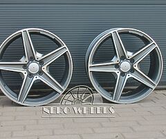 Mercedes AMG style alloy wheels 5x112