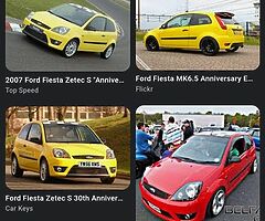 Looking for Mk6 fiesta zetec s anniversary or st