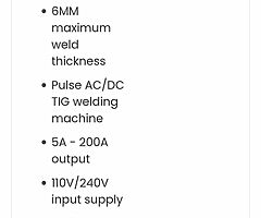 Brand New Tig Welder - Image 7/10