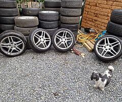 18inch 5x112 mercedes alloys vw audi etc