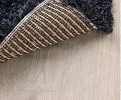 VOLLERSLEV Rug, high pile, dark blue, 200x300 cm ikea