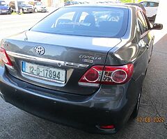 2012 2012 TOYOTA COROLLA 1.4 D4D 90 BHP LUNA NCT 7/23 TAX 8/22  COROLLA - Image 6/10