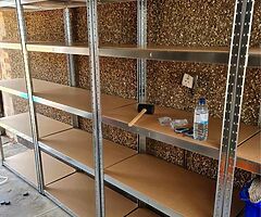 SHELVING RACKING RACKS SHELVES STORAGE CONTAINERS GARAGES SHEDS
