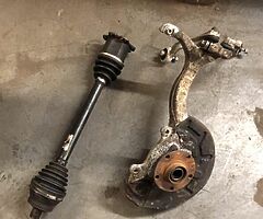 A4 b7 driver side hub and shaft
