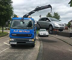 SCRAP CARS VANS JEEPS WANTED CASH PAID DVLNI PAPERWORK COMPLETED LETTER OF DISPOSAL GIVEN - Image 4/4