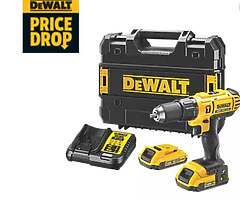 DEWALT DCD776D2T- GB 18V 2 X 2.0AH LI-ION XR CORDLESS COMBI DRILL