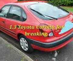 Toyota Corolla 1999 1.3 for breaking