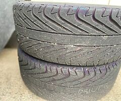 Gender reveal smoke tyres (blue)