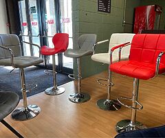 NEW BAR STOOLS - Adjustable Gas Height - DELIVERY 