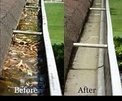 Gutters cleaned and sealed
