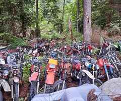 Wanted old motorcross bikes and pitbikes