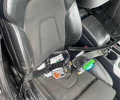 Audi b8 a4 s-line interior seats half leather