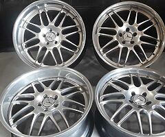 Mercedes 20/9.5 ×20/8.5 staggered fits all Mercedes like new offset 38 front rear 43 - Image 4/5