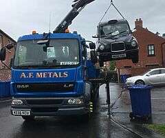 SCRAP CARS VANS JEEPS WANTED CASH PAID DVLNI PAPERWORK COMPLETED LETTER OF DISPOSAL GIVEN