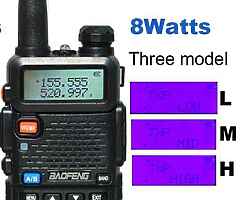 Baofeng UV-5R Long Range 8W Professional Walkie Talkies New In Box - Image 4/10