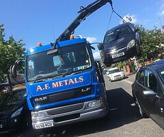 SCRAP CARS VANS JEEPS LORRIES WANTED CASH PAID 07788816399