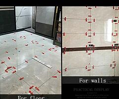Tile Leveling System Kit Spacer Clips, Pliers, Reusable Wedges for Floor, Wall Tile Leveler Tool - Image 5/10