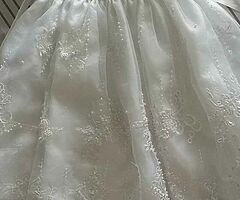 Baby Christening Dress Matching Hairband