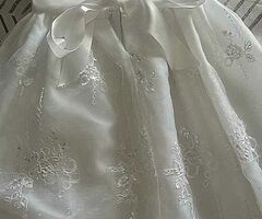 Baby Christening Dress Matching Hairband