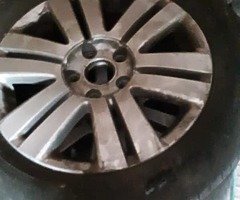 3 alloys tyres not great