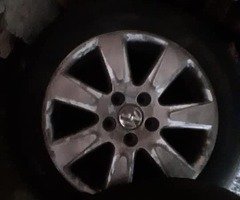 3 alloys tyres not great