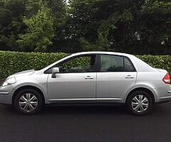 2007 Nissan tida NCT 09-23 tax 10-22 Tida 1.4 petrol saloon low km Silver