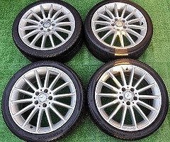 18" Genuine Staggered AMG Alloys
