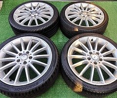 18" Genuine Staggered AMG Alloys