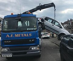 SCRAP CARS VANS JEEPS WANTED CASH PAID DVLNI PAPERWORK COMPLETED LETTER OF DISPOSAL GIVEN  - Image 9/10