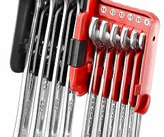 Facom 440.JP10 10 Piece 440 Series Metric Combination Spanner Wrench Set 8-19mm In Storage Clip