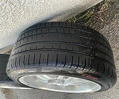 Pair - 18” Volk Racing style wheels - Image 4/5