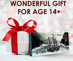 30€ 3D Metal Puzzle Jigsaw for Adults - Black Pearl Pirate Ship DIY 3D Metal Model Kits ,307Pcs