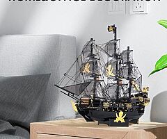 30€ 3D Metal Puzzle Jigsaw for Adults - Black Pearl Pirate Ship DIY 3D Metal Model Kits ,307Pcs - Image 5/8