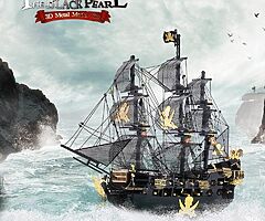 30€ 3D Metal Puzzle Jigsaw for Adults - Black Pearl Pirate Ship DIY 3D Metal Model Kits ,307Pcs - Image 6/8