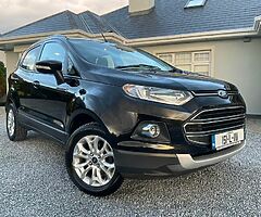 2015 FORD ECOSPORT TITANIUM 1.5 DIESEL TAXED NCT LOW MILEAGE MILEAGE 5 SPEED MANUAL
