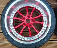 Works Bersaglio 3 piece wheels