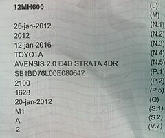 Toyota Avensis - Image 7/10