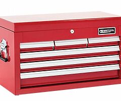 Britool E010237B 6 Drawer Tool Chest Top Box – Red