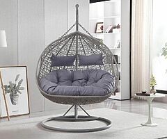 DOUBLE SWING EGG CHAIR / DELIVERY 