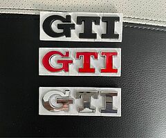 VW GTI Rear Emblem Badge Car Styling For VW Volkswagen GTI Golf MK1 MK2 MK3 MK4 MK5 MK6 MK7